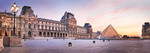 Panoramique HDR de la cours du Louvre